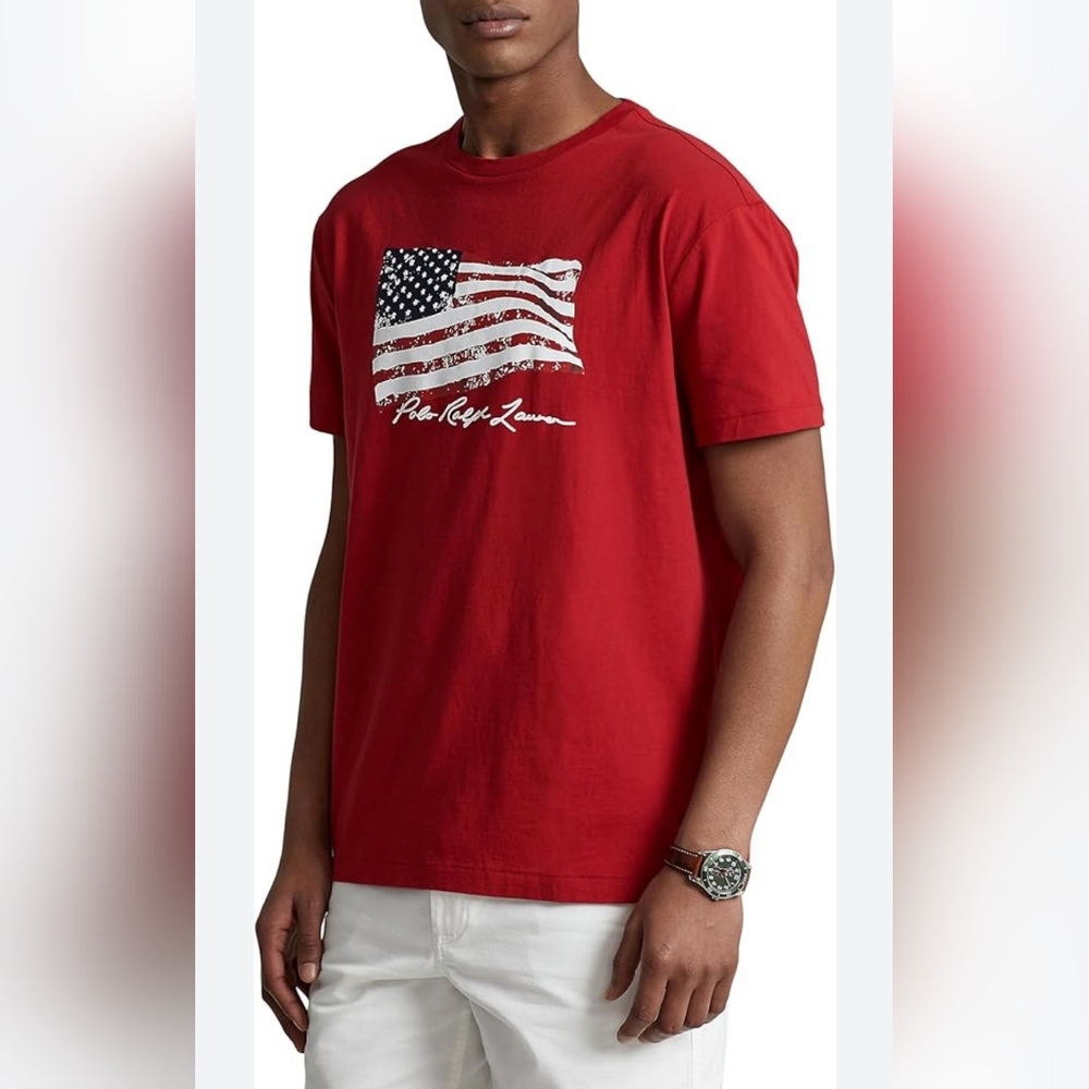 $65 Polo Ralph Lauren Mens Big Tall Flag T-Shirt